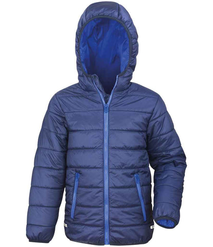 Result - Core Kids Padded Jacket - RS233B BK/BK 2-3