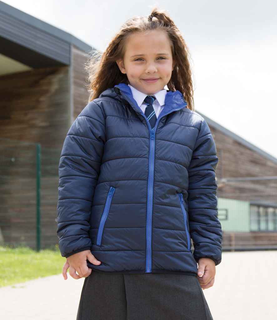 Result - Core Kids Padded Jacket - RS233B NV/RY 2-3
