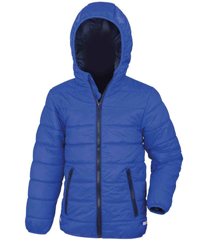 Result - Core Kids Padded Jacket - RS233B BK/BK 2-3
