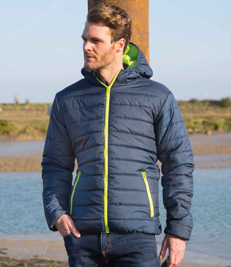 Result - Core Soft Padded Jacket - RS233M NV/LM XS