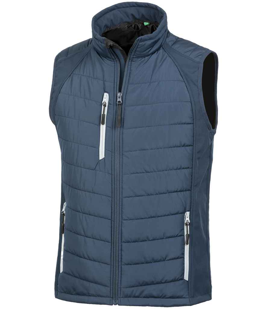 Result - Genuine Recycled Compass Padded Gilet