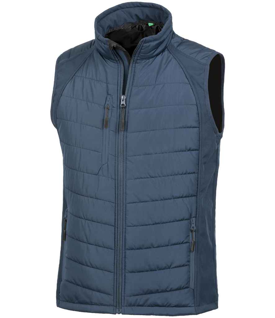 Result - Genuine Recycled Compass Padded Gilet