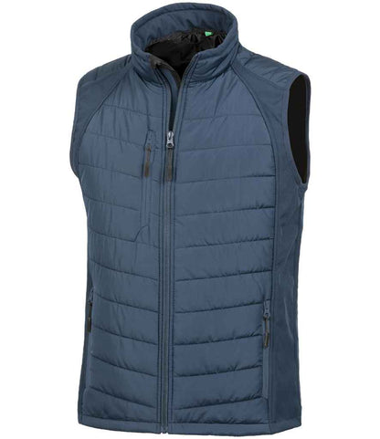 Result - Genuine Recycled Compass Padded Gilet