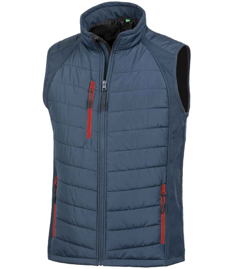 Result - Genuine Recycled Compass Padded Gilet