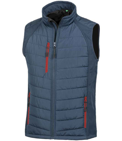 Result - Genuine Recycled Compass Padded Gilet