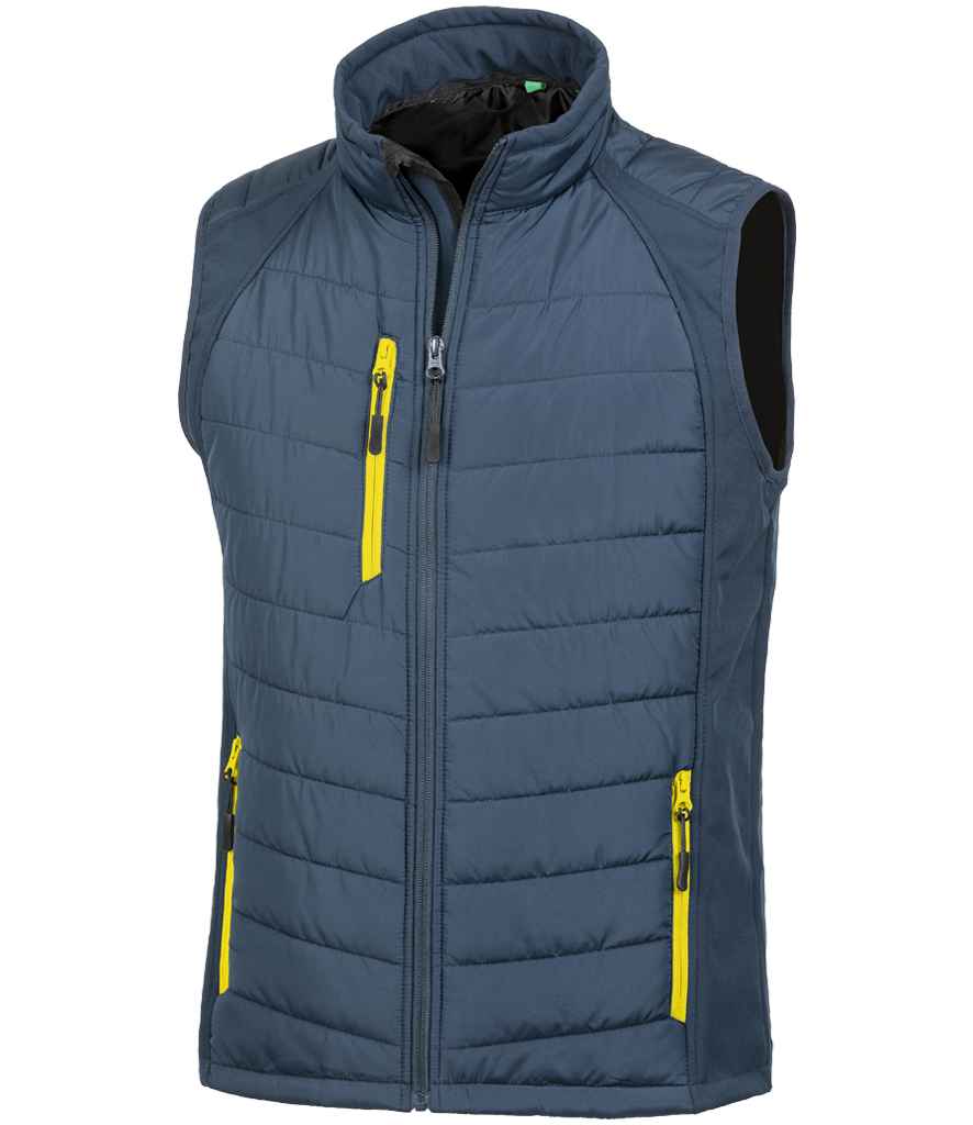 Result - Genuine Recycled Compass Padded Gilet