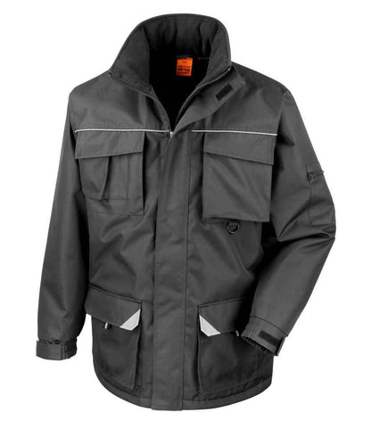 Result - Work-Guard Sabre Long Coat - RS301 BLK XS