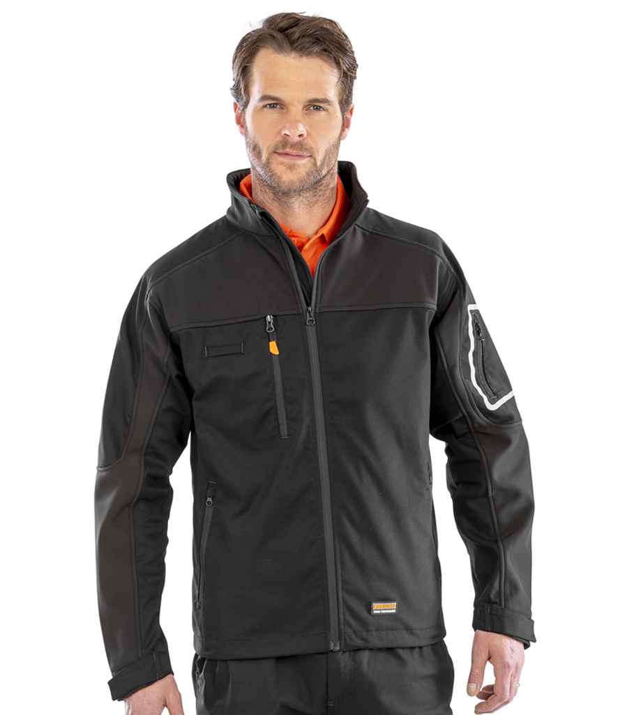 Result - Work-Guard Sabre Soft Shell Jacket - RS302 BLK XS