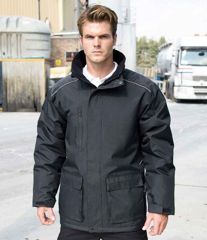 Result - Work-Guard Vostex Long Coat - RS305 BLK S