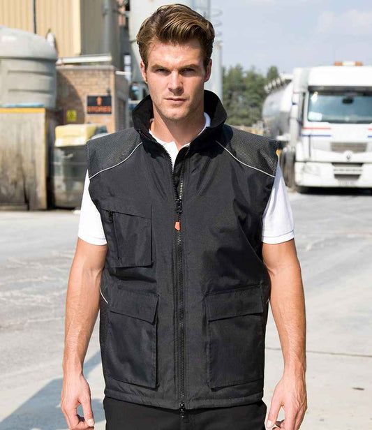 Result - Work-Guard Vostex Bodywarmer - RS306 BLK S