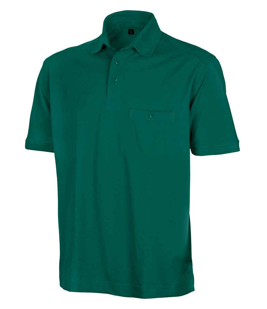 Result - Work-Guard Apex Pocket Piqué Polo Shirt - RS312 BLK XS