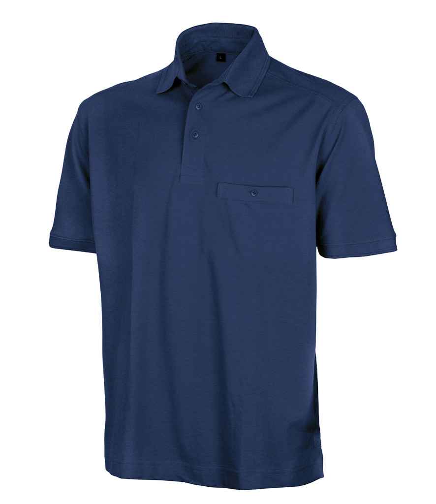 Result - Work-Guard Apex Pocket Piqué Polo Shirt - RS312 BLK XS