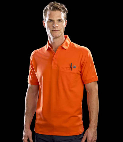Result - Work-Guard Apex Pocket Piqué Polo Shirt - RS312 ORA XS