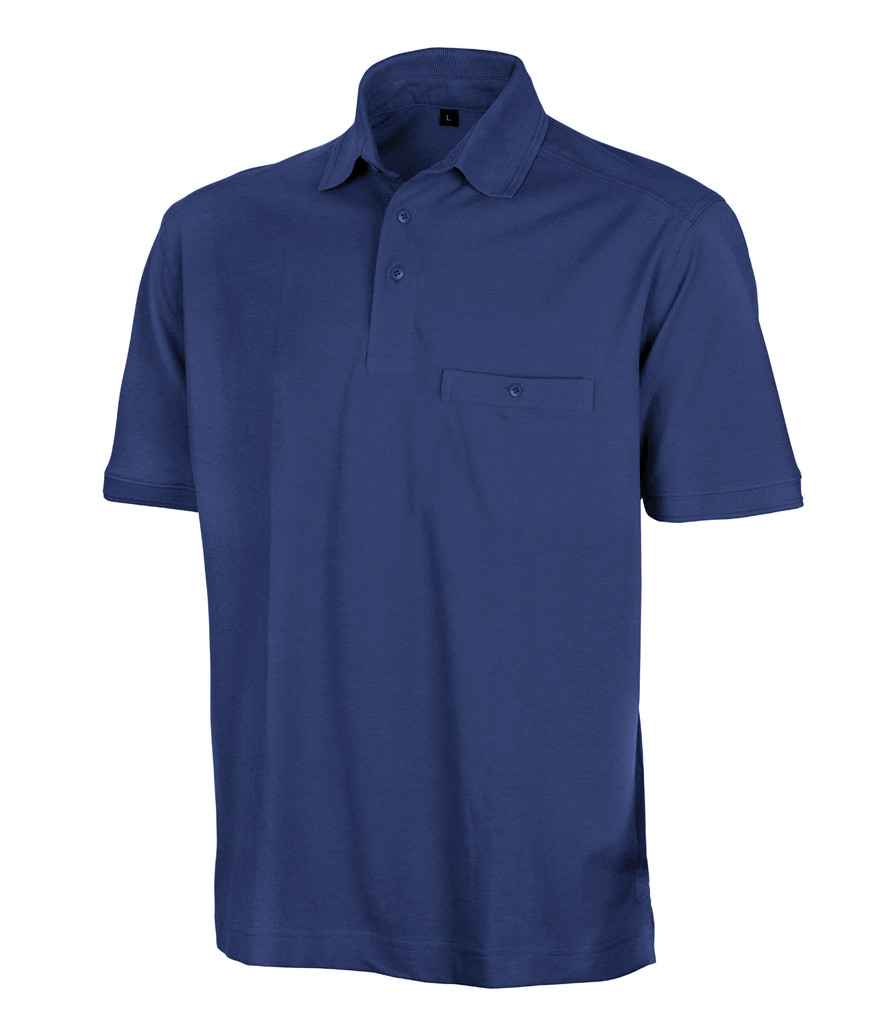 Result - Work-Guard Apex Pocket Piqué Polo Shirt - RS312 BLK XS