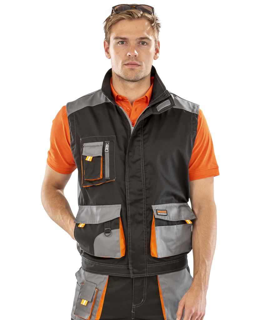 Result - Work-Guard Lite Gilet - RS317 BK/GY XS