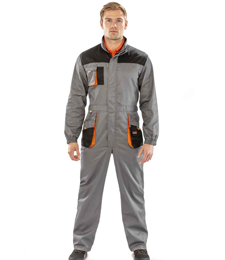 Result - Work-Guard Lite Coverall - RS321 GY/BK XS