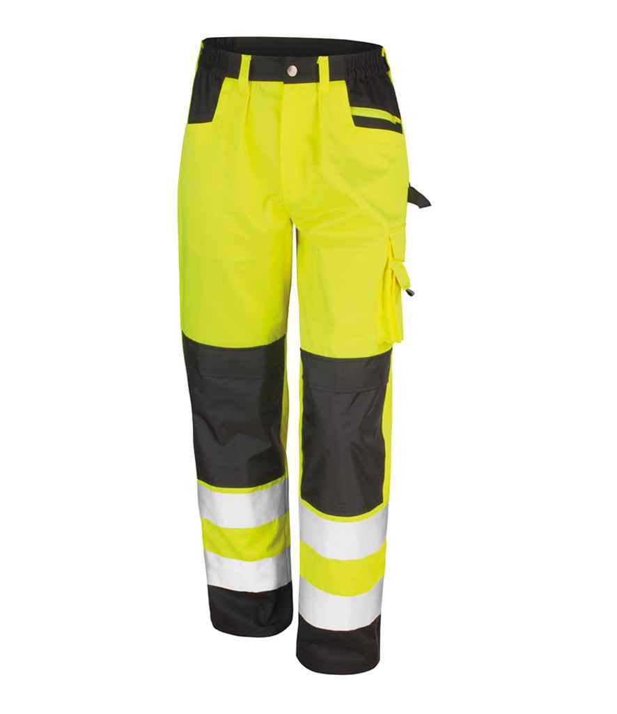 Result - Safe-Guard Hi-Vis Cargo Trousers - RS327 FLO XS