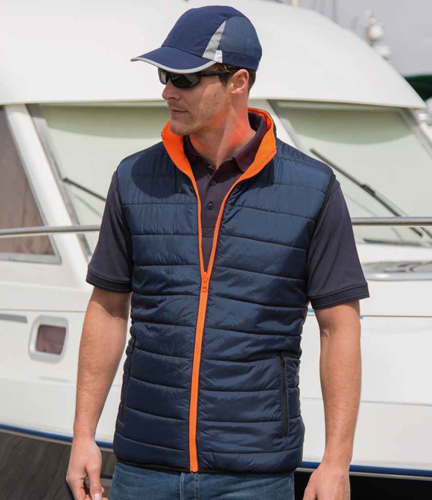 Result - Safe-Guard Reversible Soft Padded Gilet - RS332 FLO/N S