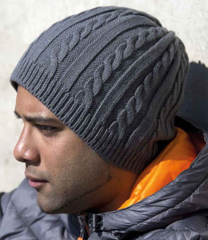 Result - Mariner Knitted Hat - RS370 GRE ONE