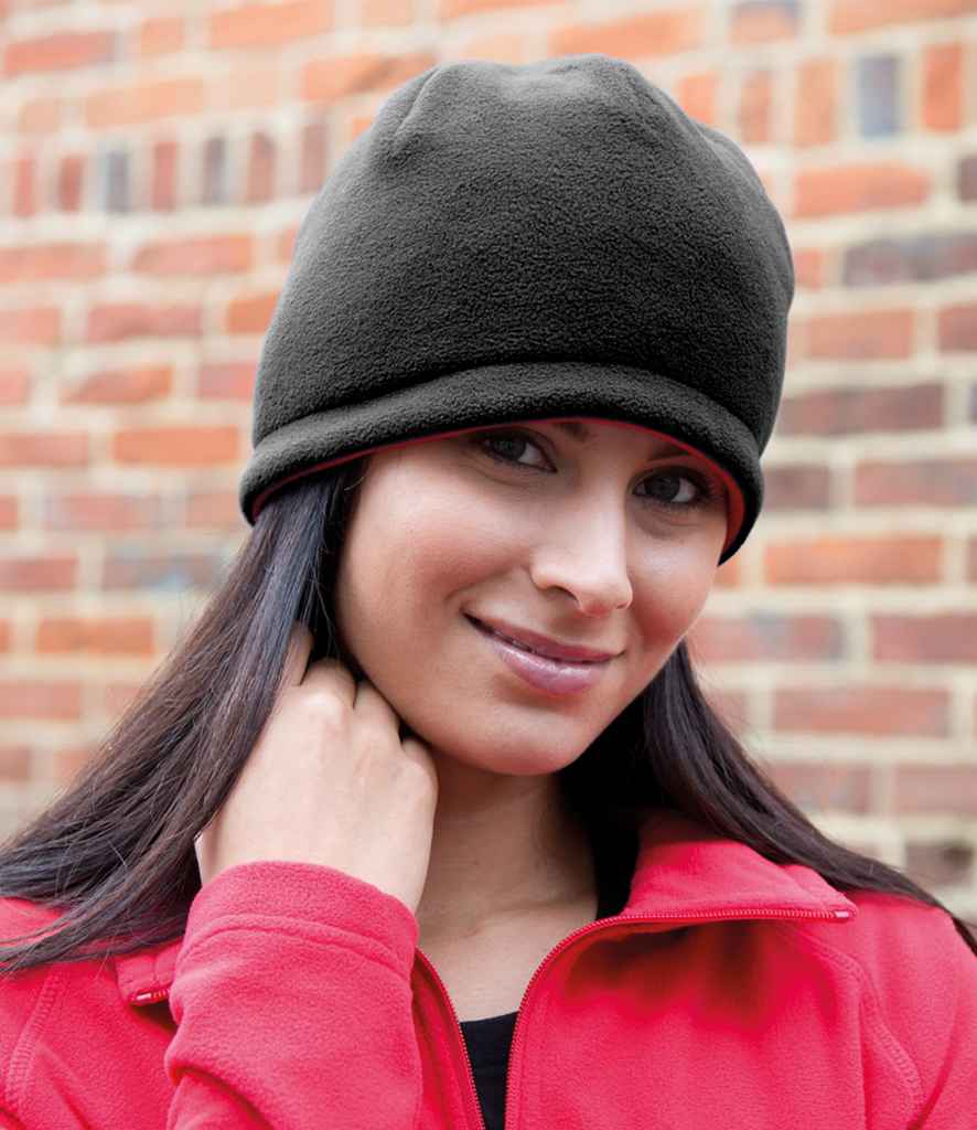 Result - Reversible Fleece Skull Hat