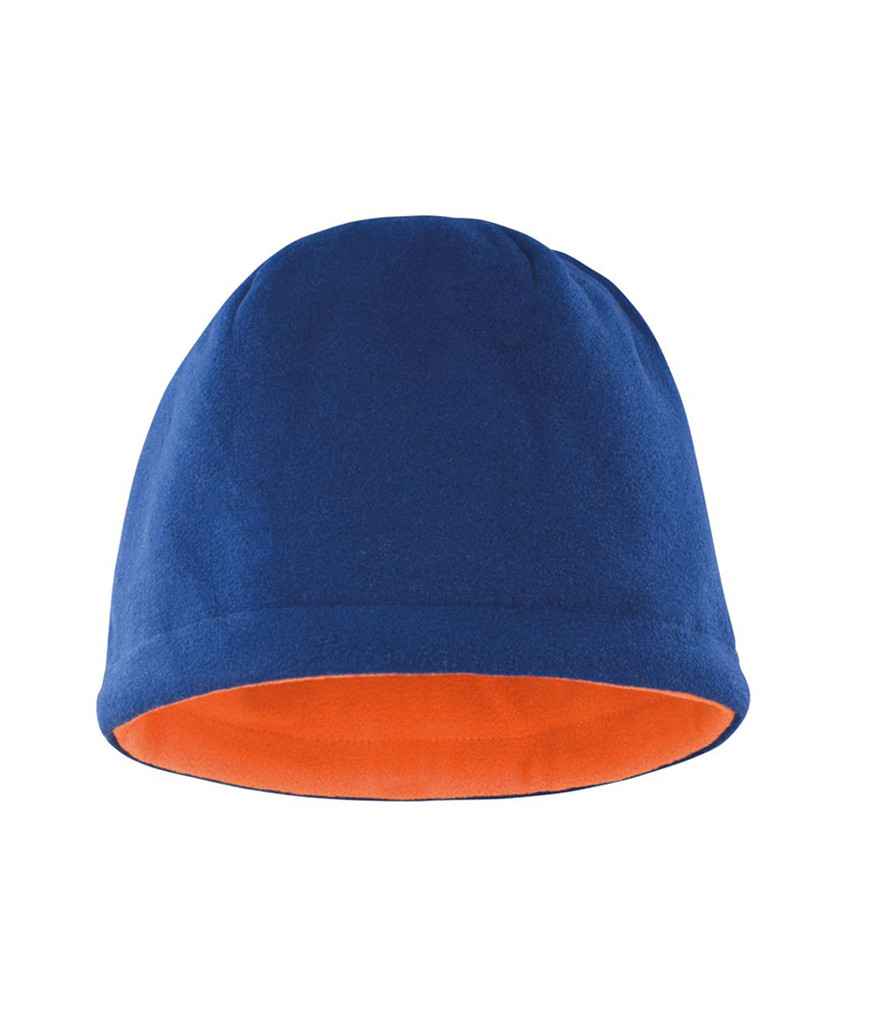 Result - Reversible Fleece Skull Hat - RS374 NV/OR ONE