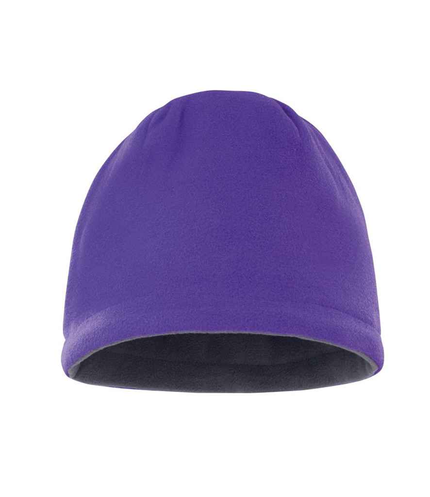 Result - Reversible Fleece Skull Hat - RS374 BK/RD ONE