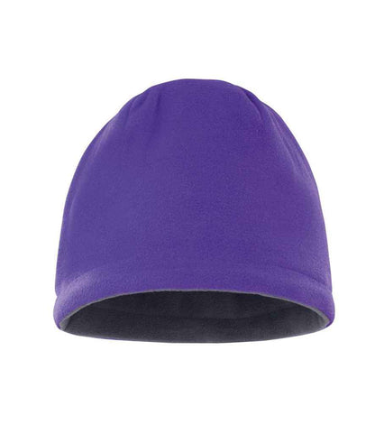 Result - Reversible Fleece Skull Hat - RS374 BK/RD ONE