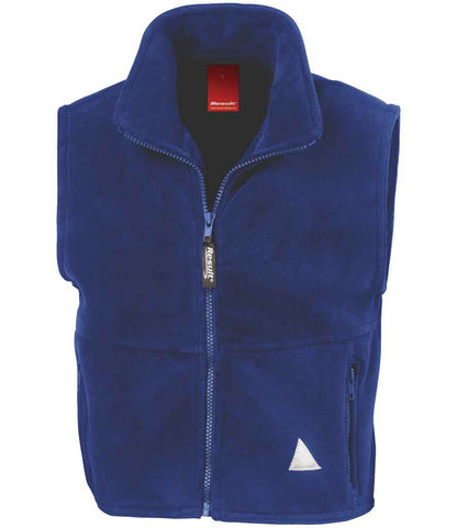 Result - Kids / Youths Polartherm™ Fleece Bodywarmer - RS37B NAV 3-4