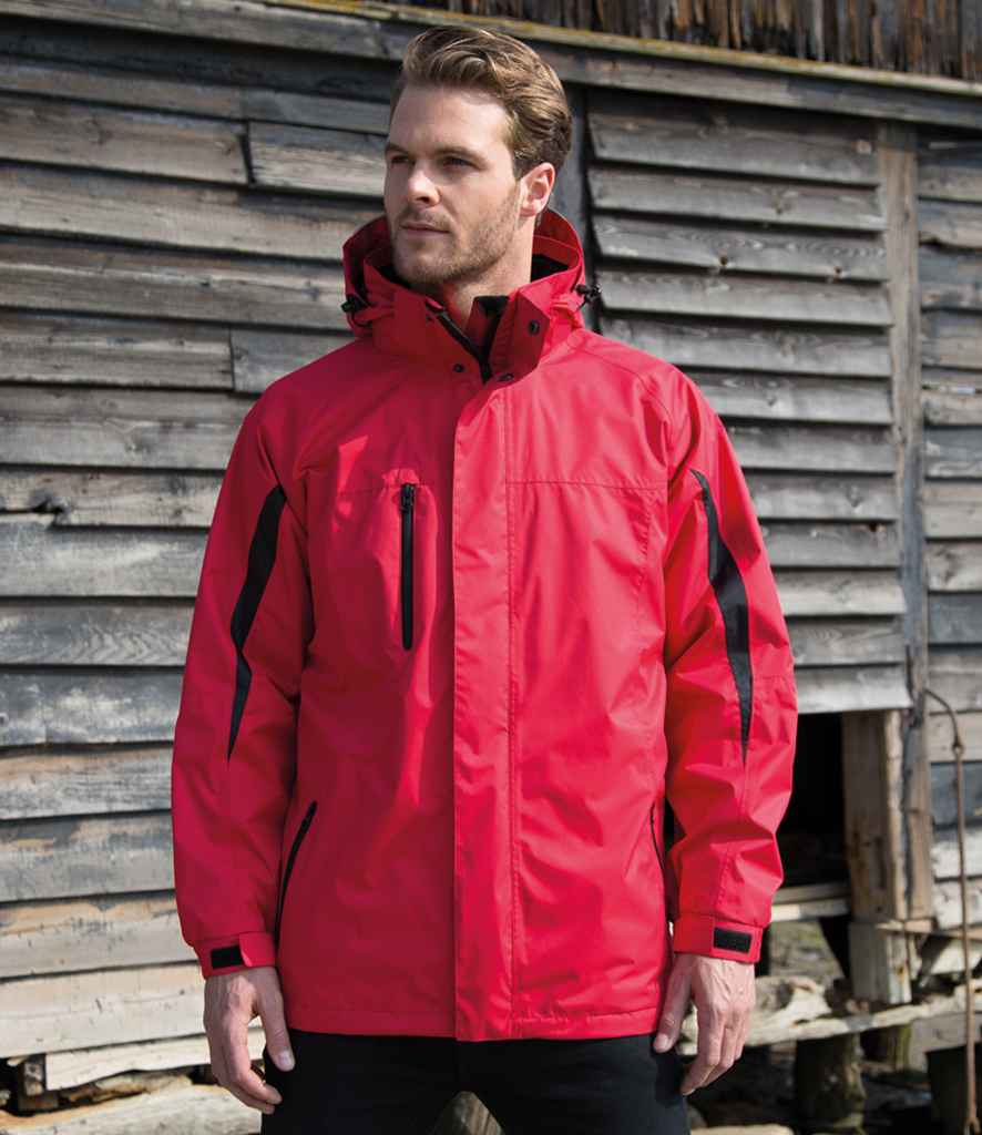 Result - Journey 3-in-1 Jacket with Soft Shell Inner - RS400M RD/BK S