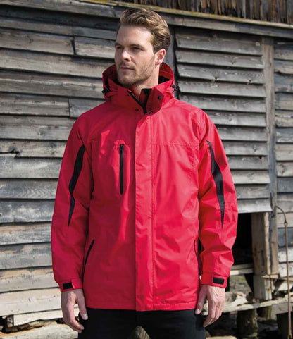 Result - Journey 3-in-1 Jacket with Soft Shell Inner - RS400M RD/BK S