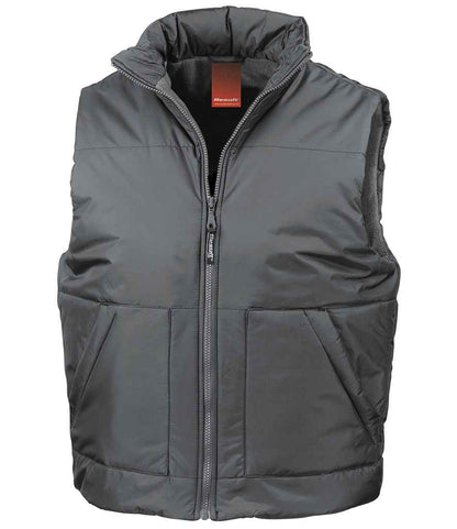 Result - Fleece Lined Bodywarmer - RS44 DGY S