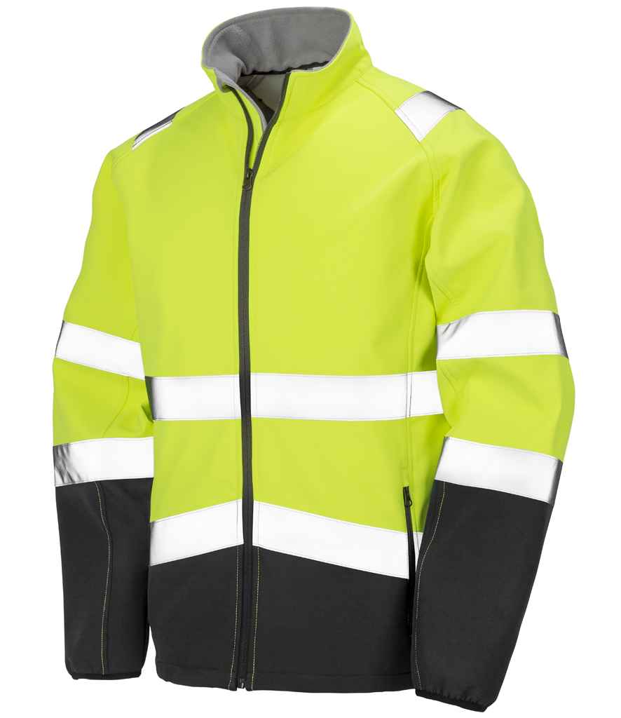 Result - Safe-Guard Printable Safety Soft Shell Jacket - RS450 FLO/B S