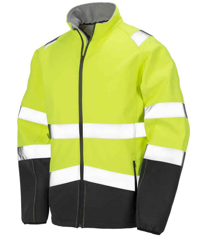 Result - Safe-Guard Printable Safety Soft Shell Jacket - RS450 FLO/B S