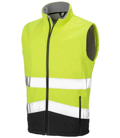 Result - Safe-Guard Printable Safety Soft Shell Gilet - RS451 FLO/B S