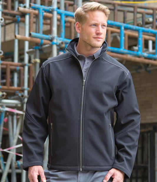 Result - Work-Guard Treble Stitch Soft Shell Jacket