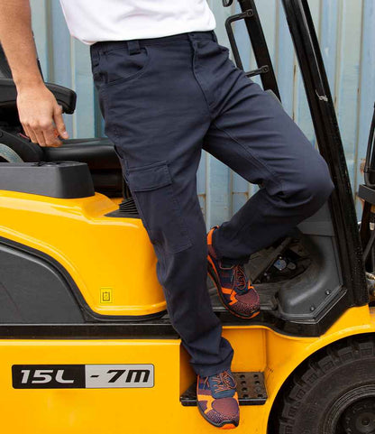 Result - Work-Guard Super Stretch Slim Chino Trousers - RS470M NAV XS/R