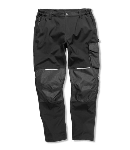 Result - Work-Guard Slim Fit Soft Shell Trousers - RS473 BLK XS