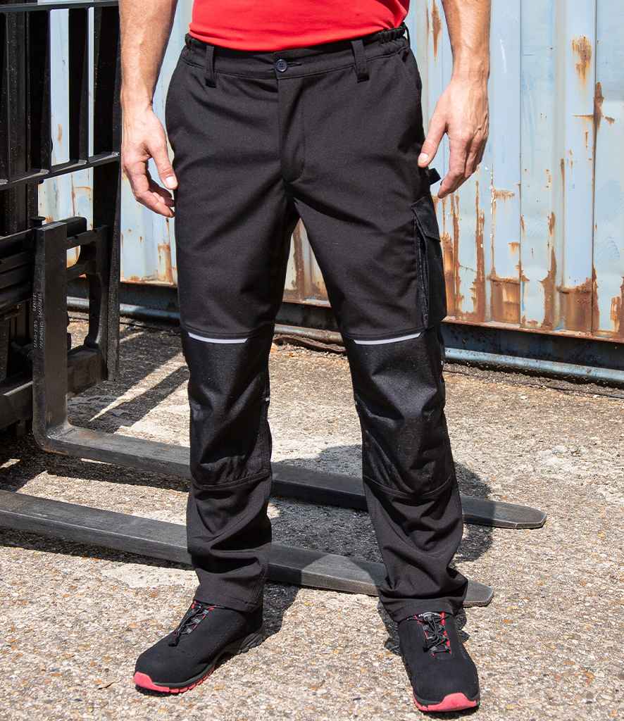 Result - Work-Guard Slim Fit Soft Shell Trousers