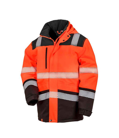 Result - Safe-Guard Extreme Tech Printable Soft Shell Safety Jacket - RS475 FLO/B S