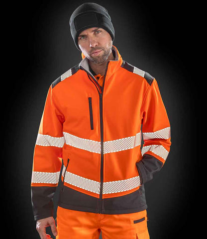 Result - Safe-Guard Printable Ripstop Safety Soft Shell Jacket - Pierre Francis