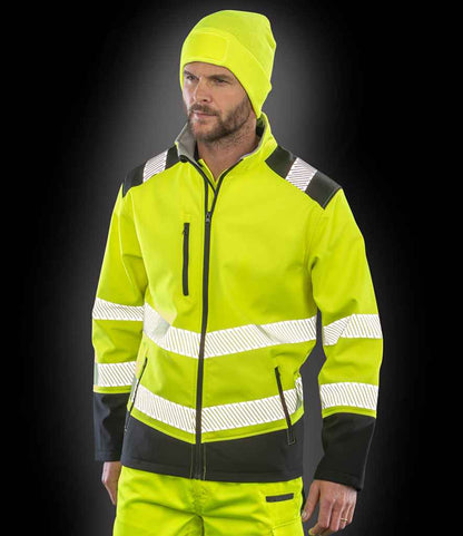 Result - Safe-Guard Printable Ripstop Safety Soft Shell Jacket - Pierre Francis