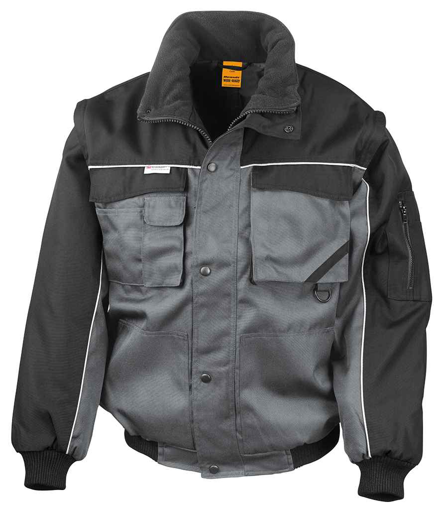 Result - Work-Guard Zip Sleeve Heavy Duty Jacket