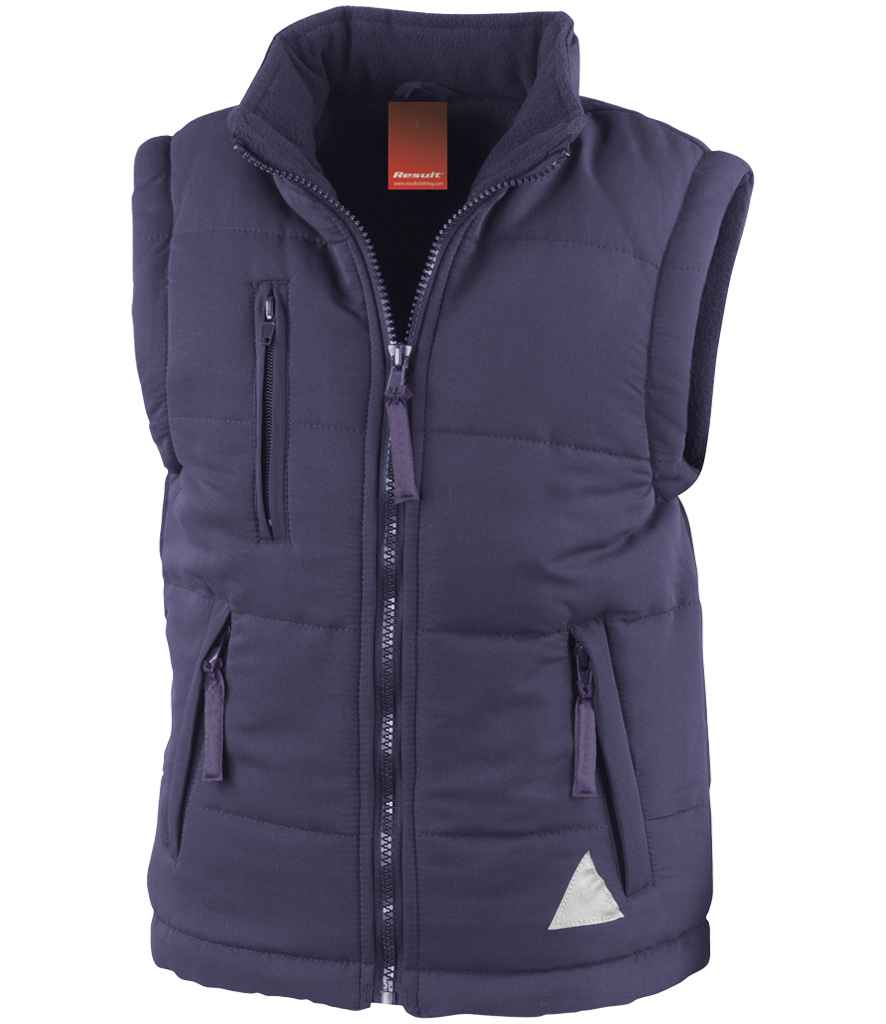Result - Kids Ultra Padded Bodywarmer - RS88B NAV 2-3
