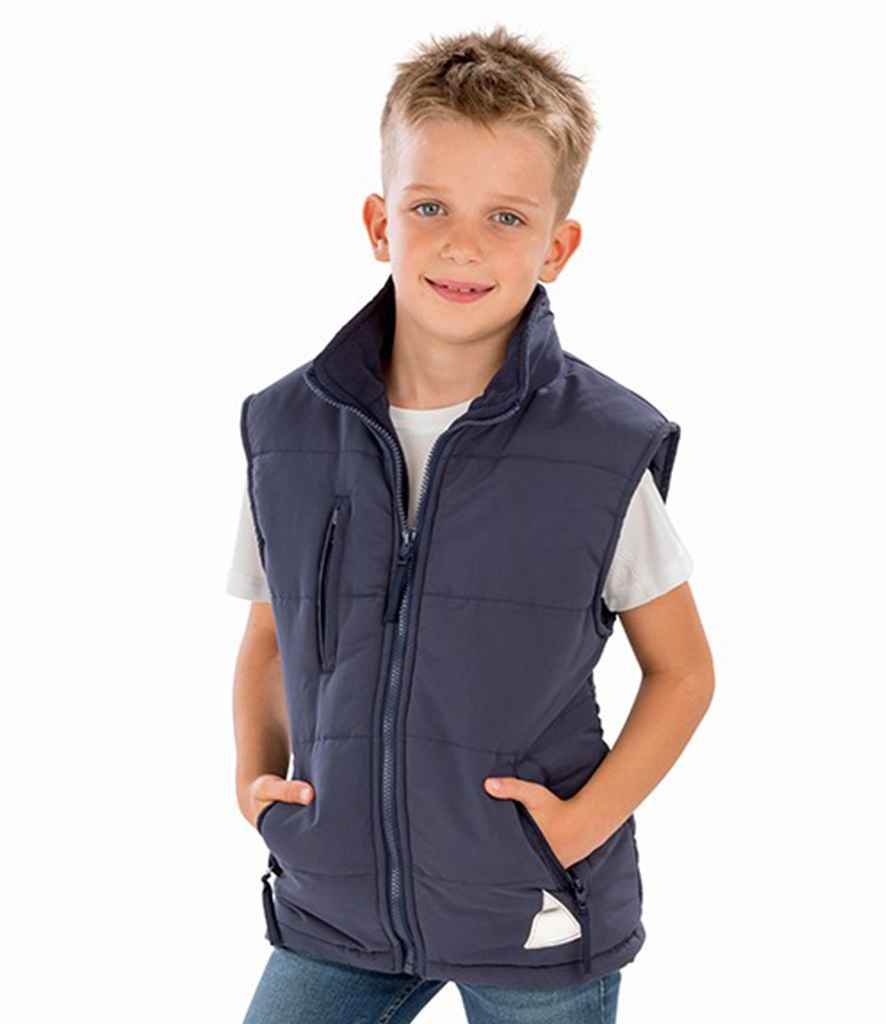 Result - Kids Ultra Padded Bodywarmer - RS88B NAV 2-3