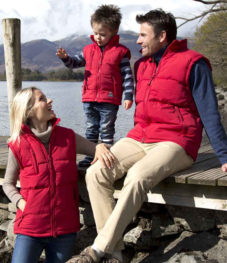 Result - Ultra Padded Bodywarmer - RS88 RED XS
