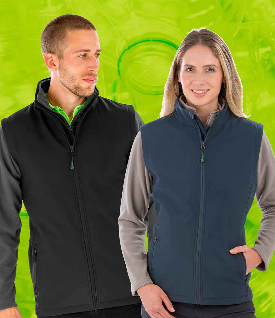 Result - Genuine Recycled Ladies Printable Soft Shell Bodywarmer - Pierre Francis