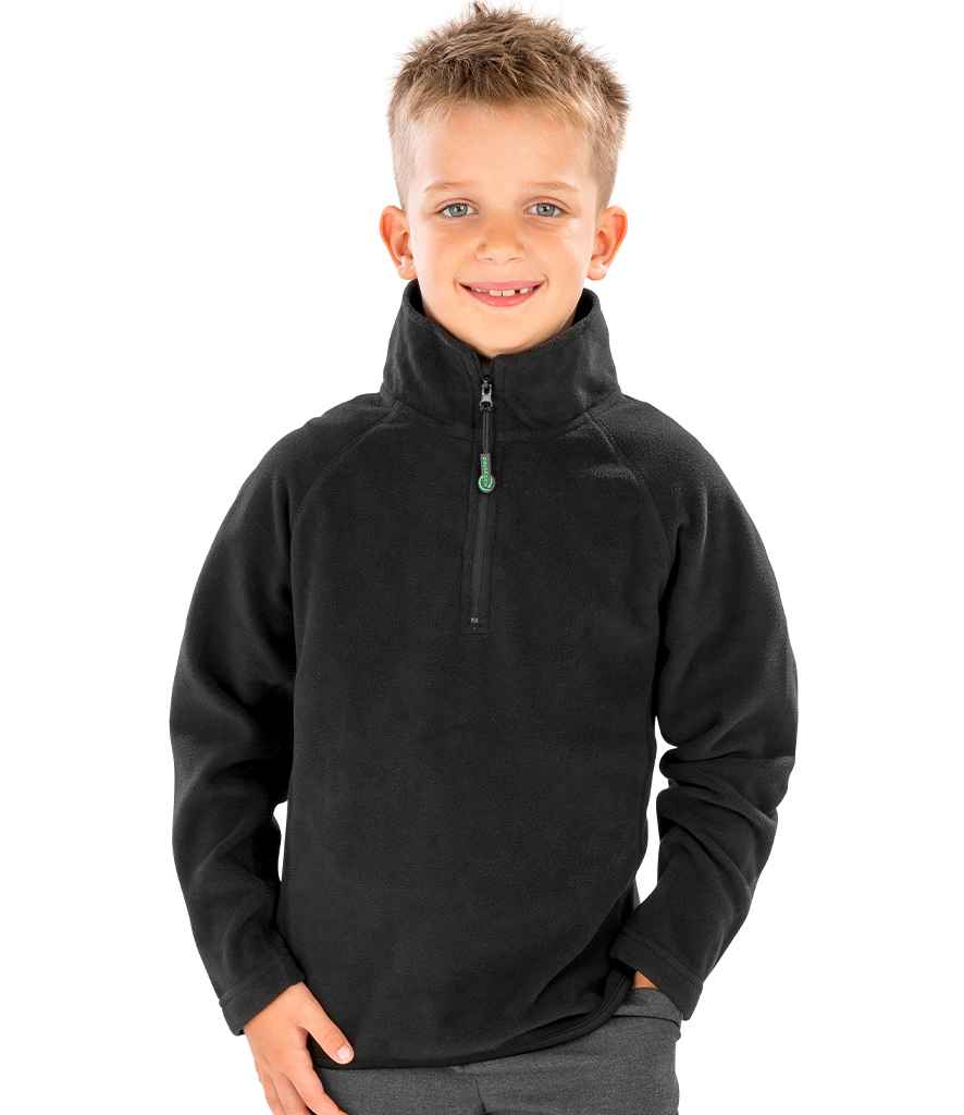 Résultat - Véritable micro polaire recyclée pour enfants à col zippé