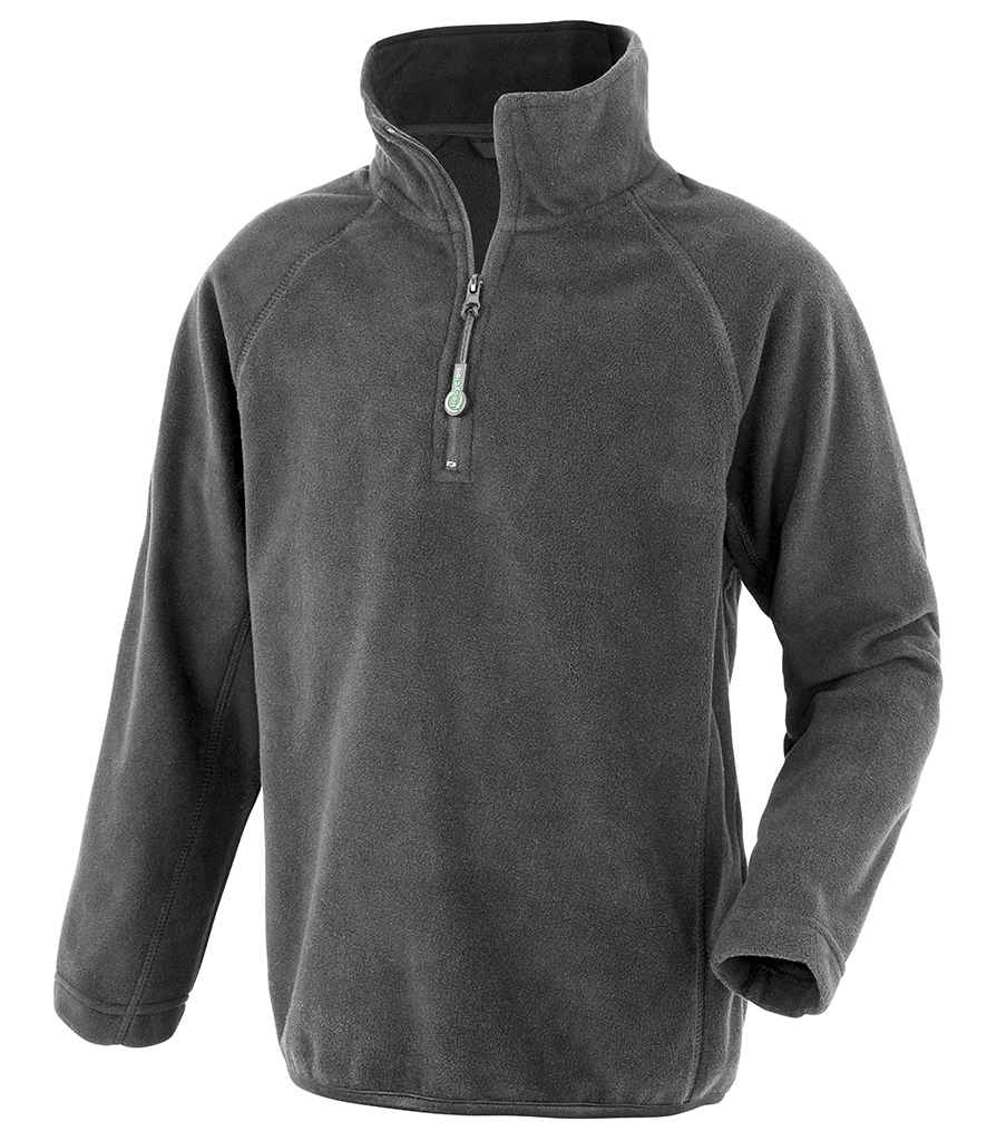 Result - Genuine Recycled Kids Zip Neck Micro Fleece