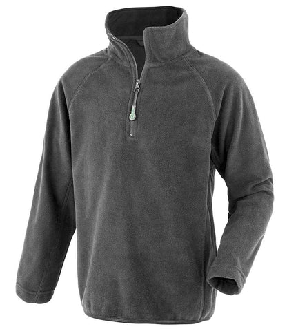 Result - Genuine Recycled Kids Zip Neck Micro Fleece