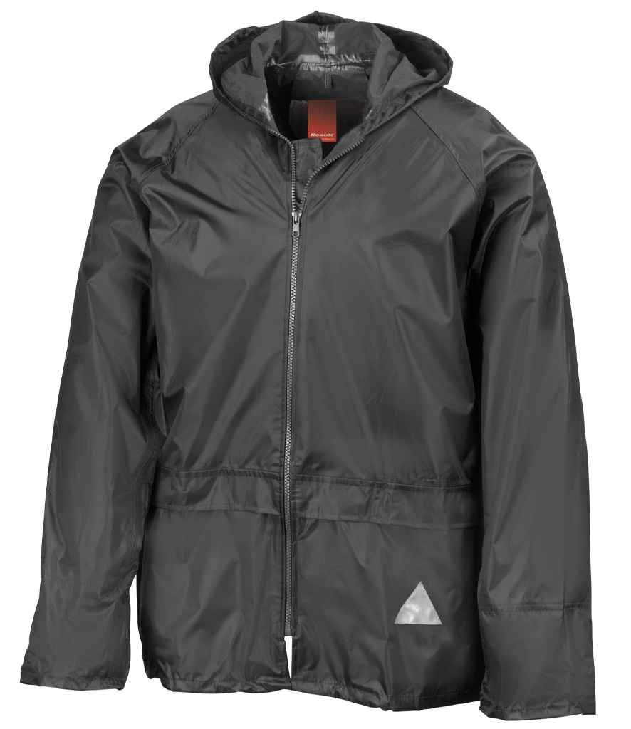 Result - Waterproof Jacket/Trouser Suit in Carry Bag - RS95 BLK S